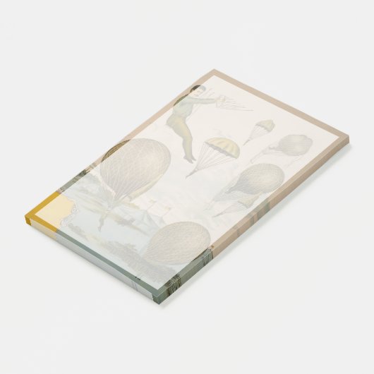 気球のパフォーマンスのサーカスポスター ポストイット (アングル)