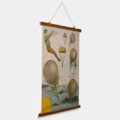 気球のパフォーマンスのサーカスポスター 吊り下げ型タペストリー (傾斜あり)