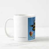 気球のフェスタのマグ コーヒーマグカップ (左)