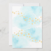 気球のベビーシャワー招待状 招待状 (裏面)