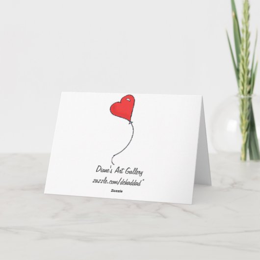 気球の上昇 カード (裏面)