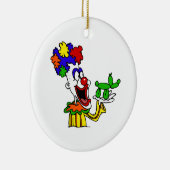 気球の動物のピエロ セラミックオーナメント (右)