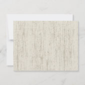 気球の反応結婚の愛 出欠カード (裏面)