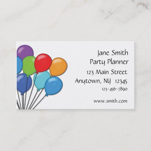 気球の名刺 名刺 (正面)