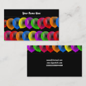 気球の壁紙、ここのあなたの名前 名刺 (正面/裏面)