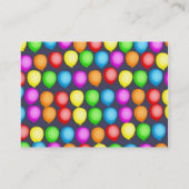 気球の壁紙 名刺 (裏面)