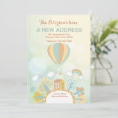 気球の引越しお知らせ 案内状 (スタンド正面)