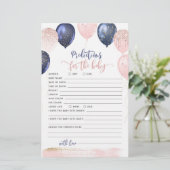 気球の性別がベビーの予測を明らかにする (スタンド正面)