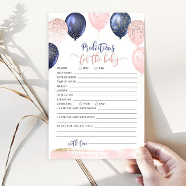 気球の性別がベビーの予測を明らかにする