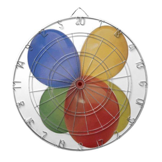 気球の投げ矢板 ダーツボード (正面)