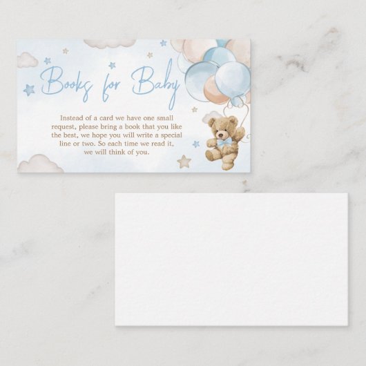 気球の本がベビーするまで待つのもよし エンクロージャーカード (正面/裏面)