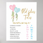 . .気球の男の子または女の子の性別で古い妻の物語を明かす ポスター (正面)