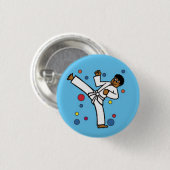 気球の男の子3ボタン 缶バッジ (正面&裏面)