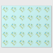 気球の第1誕生日1の包装紙を持つカエル ラッピングペーパー (フラット)