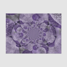 気球の紫色の万華鏡のように千変万化するパターン 薄葉紙