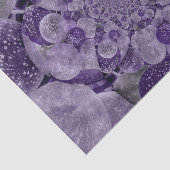 気球の紫色の万華鏡のように千変万化するパターン 薄葉紙 (詳細)