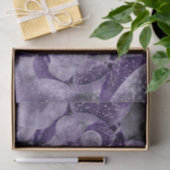 気球の紫色の万華鏡のように千変万化するパターン 薄葉紙 (ギフト)