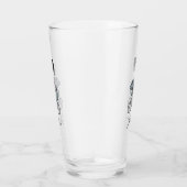 気球の自転車くまは|あなたの名前を加えます タンブラーグラス (右)