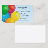 気球の花束の名刺 名刺 (正面/裏面)