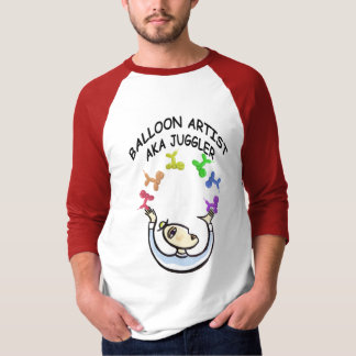 気球の芸術家の別名曲芸師 Tシャツ