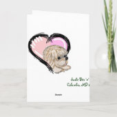 気球の誕生日の願い カード (裏面)