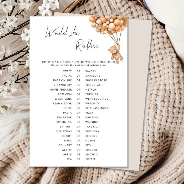 気球の赤ちゃんシャワーを心待ちにする彼女はむしろ (クリエイターアップロード済み)