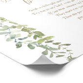 気球の赤ちゃんシャワー中にベビーを言わない ポスター (角)