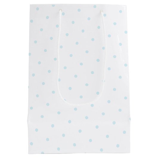 気球の赤ちゃんシャワー少年のかわいい象 ミディアムペーパーバッグ (裏面)