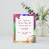 気球の輝やき4.25のx 5.5インチの招待状 招待状 (スタンド正面)