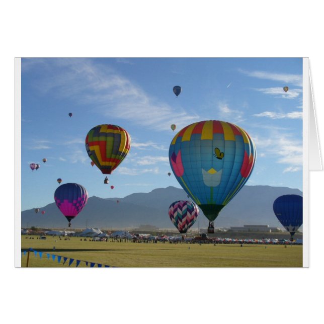 気球の集り (正面横)