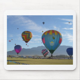 気球の集り マウスパッド