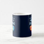 気球の面白いバルーニング コーヒーマグカップ (中央)