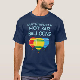気球の面白いフレーズ Tシャツ