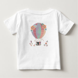 気球のTシャツ ベビーTシャツ