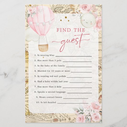 気球は彼女がゲストを見つけるに精通していない (正面)