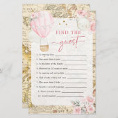 気球は彼女がゲストを見つけるに精通していない (正面/裏面)