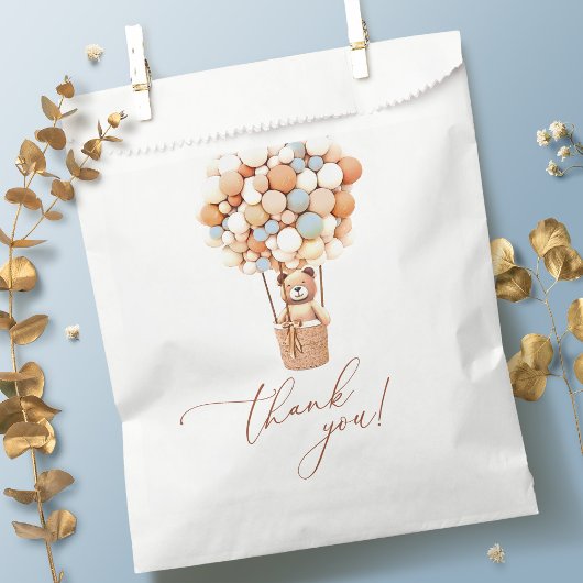 気球を待つぞ！赤ちゃんシャワーギフト フェイバーバッグ