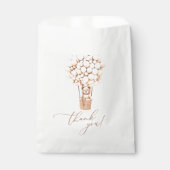 気球を待つぞ！赤ちゃんシャワーギフト フェイバーバッグ (正面)