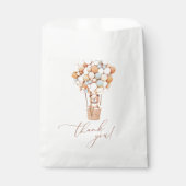 気球を待つぞ！赤ちゃんシャワーギフト フェイバーバッグ (正面)