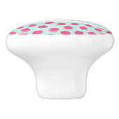 気球を持ったかわいいバニー セラミックノブ (側面)