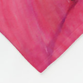 気球を持つビーグル犬の子犬 フリースブランケット (角)