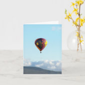 気球キラニー カード (黄色い花)