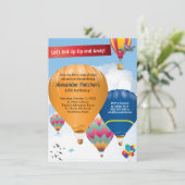 気球パーティー 招待状 (スタンド正面)