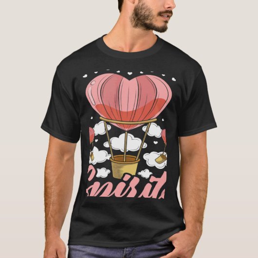 気球乗り 私の気持ちを高めてくれる 熱気球 Tシャツ (正面)