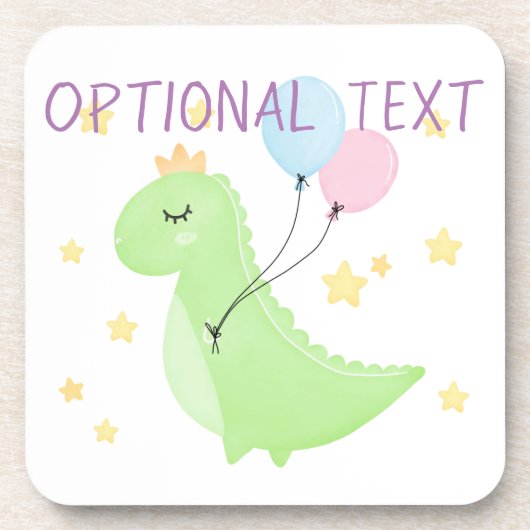 気球付き恐竜 コースター (正面)