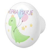 気球付き恐竜 セラミックノブ (右)