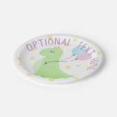 気球付き恐竜 ペーパープレート (アングル)