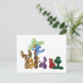 気球動物群 ポストカード (スタンド正面)