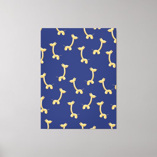 気球動物 キャンバスプリント (正面)