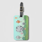 気球動物 ラゲッジタグ (正面縦)